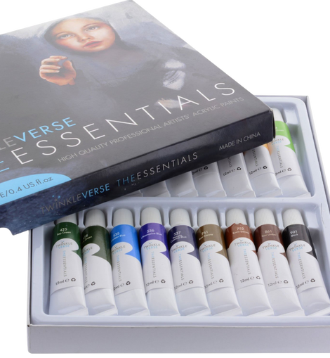 Acrylic paint set sets of 18 colors