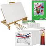 Acrylic painting table easel set