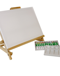 Acrylic painting table easel set