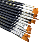 Artist paint brush set nylon hair watercolor acrylic oil painting supplies
