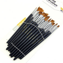 Artist paint brush set nylon hair watercolor acrylic oil painting supplies