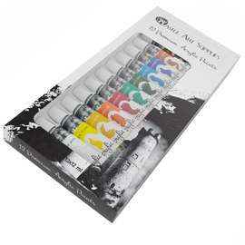 Castle art supplies acrylic paint set pack of 12 colors