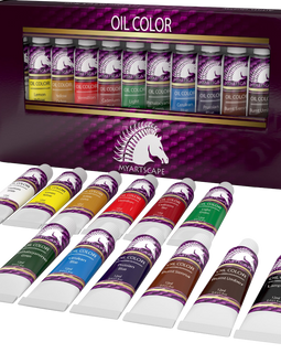 Oil paint set  artist quality art paints for painting on canvas  starter kit