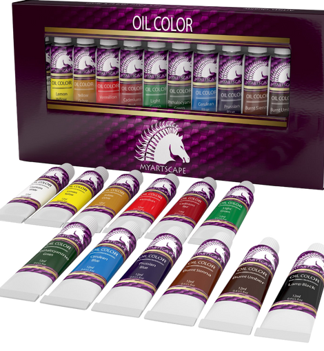 Oil paint set  artist quality art paints for painting on canvas  starter kit