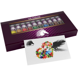 Oil paint set  artist quality art paints for painting on canvas  starter kit