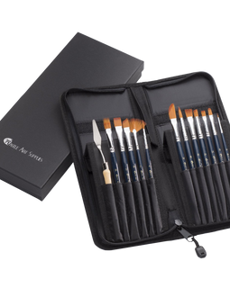 Piece versatile paint brush set the perfect mix of quality and variety for hobbyists and aspiring artists