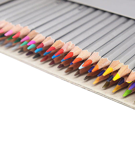 Pro colorful marco fine art drawing oil base non toxic pencils set