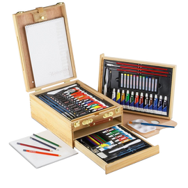Royal langnickel 124 piece sketching and drawing easel artist set
